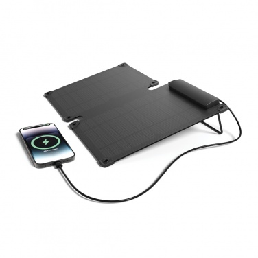 Logo trade promotional items image of: Solarpulse rplastic portable Solar panel 10W