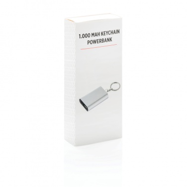 Logo trade corporate gifts picture of: 1.000 mAh keychain powerbank