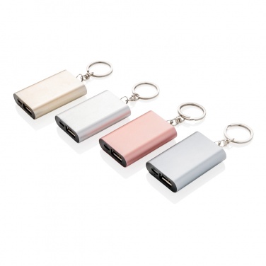 Logo trade business gift photo of: 1.000 mAh keychain powerbank