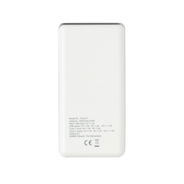 Logotrade promotional merchandise photo of: Ultra fast 10.000 mAh powerbank with PD