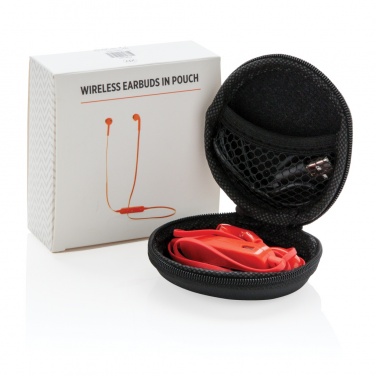 Logotrade promotional merchandise image of: Wireless earbuds in pouch