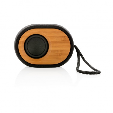 Logo trade promotional merchandise photo of: Bamboo X  speaker