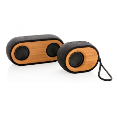 Logo trade promotional items image of: Bamboo X  speaker