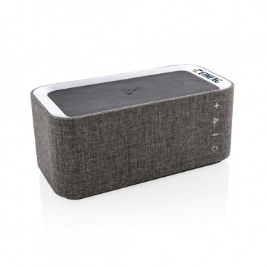 Logo trade promotional product photo of: Vogue wireless charging speaker