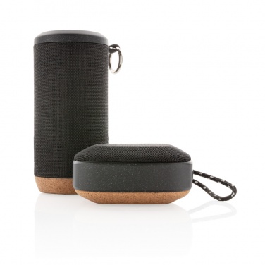 Logo trade promotional gifts picture of: Baia 10W wireless speaker, cork