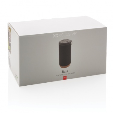 Logo trade promotional products image of: Baia 10W wireless speaker, cork