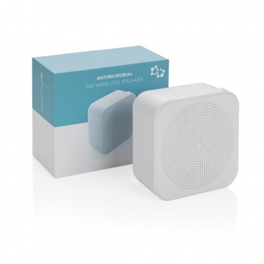 Logo trade promotional items image of: 3W antimicrobial wireless speaker