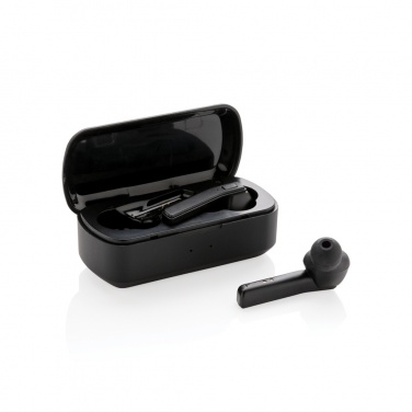 Logo trade promotional products picture of: Free Flow TWS earbuds in charging case