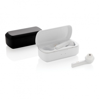 Logo trade business gift photo of: Free Flow TWS earbuds in charging case