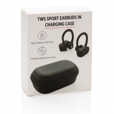 Logotrade promotional product image of: TWS sport earbuds in charging case