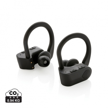 Logo trade advertising products picture of: TWS sport earbuds in charging case