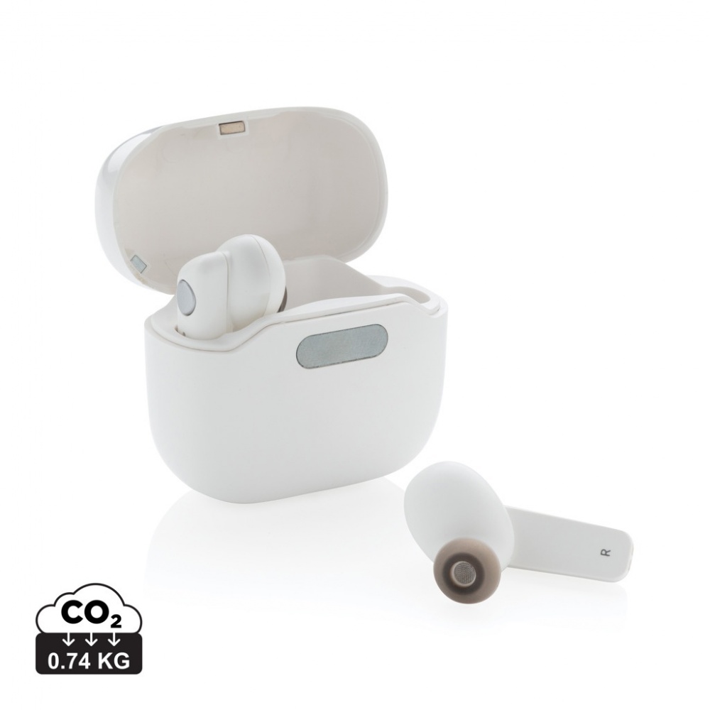 Logo trade promotional merchandise picture of: TWS earbuds in UV-C sterilising charging case