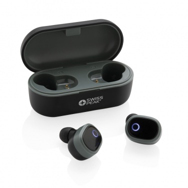 Logo trade business gift photo of: Swiss peak TWS earbuds