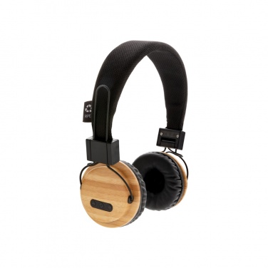 Logotrade business gift image of: Bamboo wireless headphone