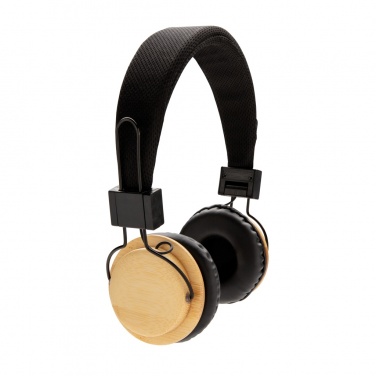 Logotrade promotional merchandise picture of: Bamboo wireless headphone