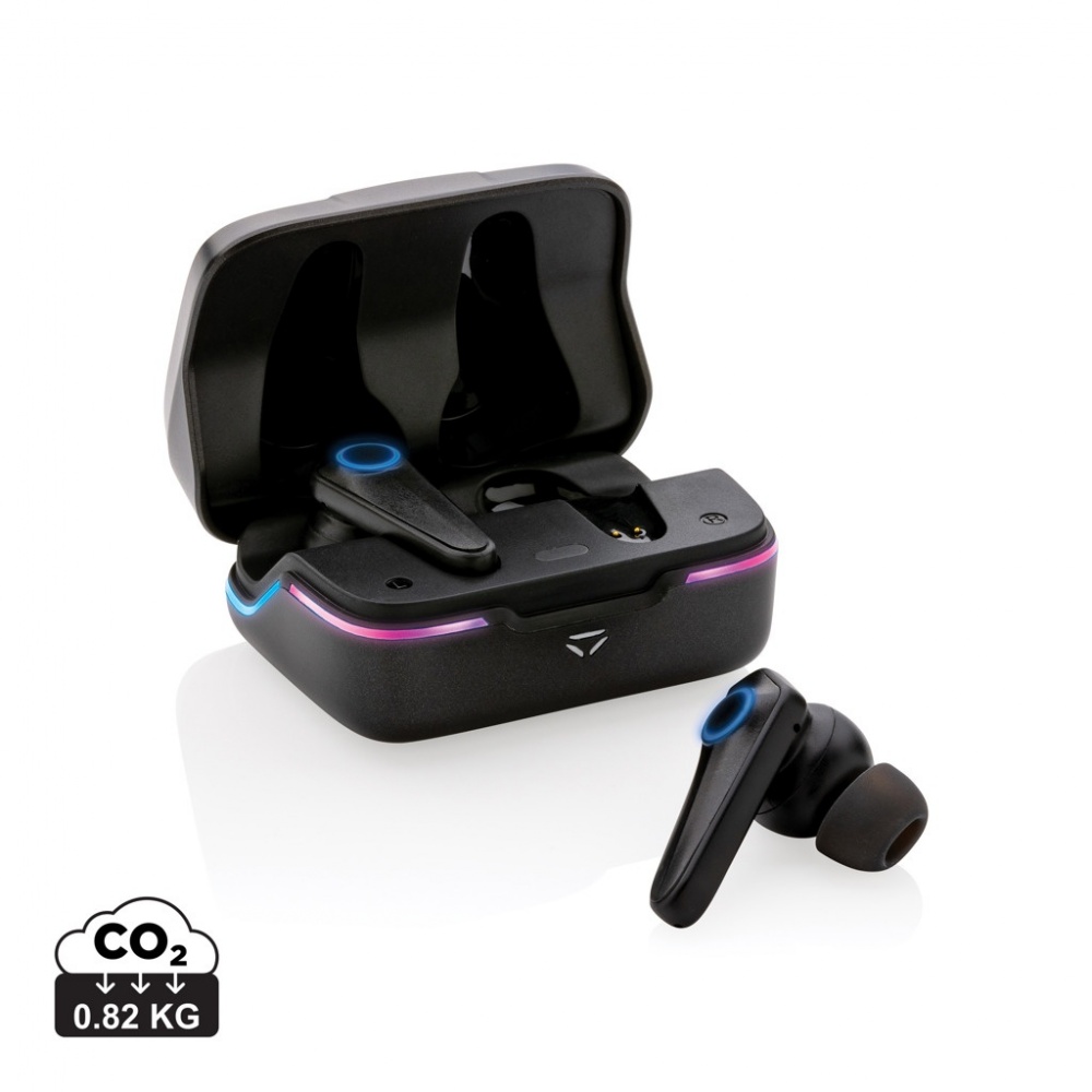 Logotrade promotional product picture of: RGB gaming earbuds with ENC