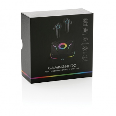 Logo trade promotional products picture of: RGB gaming earbuds with ENC