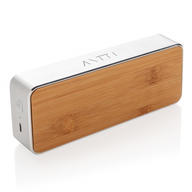 Logo trade business gift photo of: Nevada Bamboo 3W wireless speaker