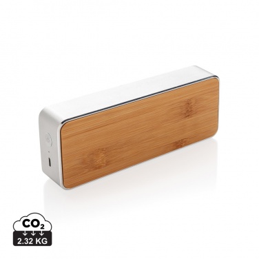 Logotrade corporate gift image of: Nevada Bamboo 3W wireless speaker