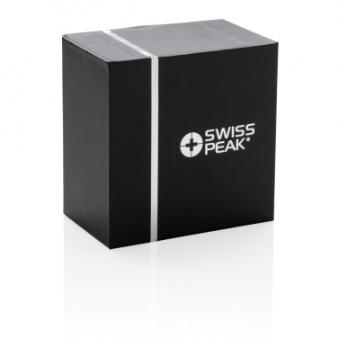 Logo trade promotional items image of: Swiss peak 5W wireless bass speaker