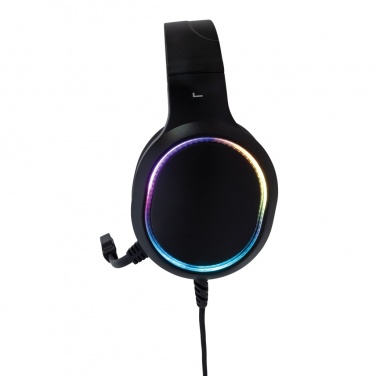 Logo trade business gifts image of: RGB gaming headset