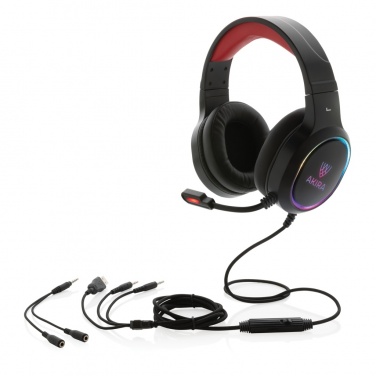 Logo trade promotional giveaways image of: RGB gaming headset