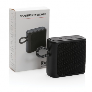 Logo trade promotional items picture of: Splash IPX6 3W speaker