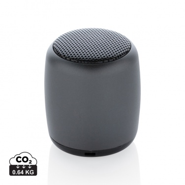 Logo trade advertising product photo of: Mini aluminium wireless speaker