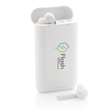 Logotrade promotional gift picture of: Liberty TWS earbuds with 5.000 mAh powerbank