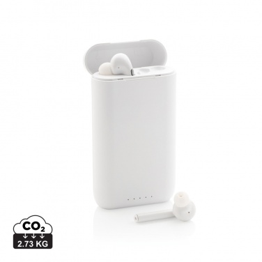 Logotrade business gifts photo of: Liberty TWS earbuds with 5.000 mAh powerbank