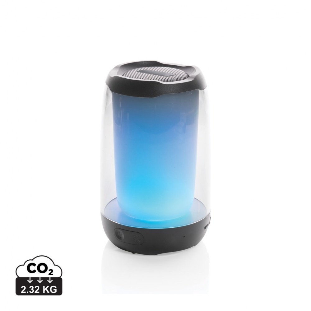 Logo trade promotional giveaway photo of: RCS recycled plastic Lightboom 5W speaker