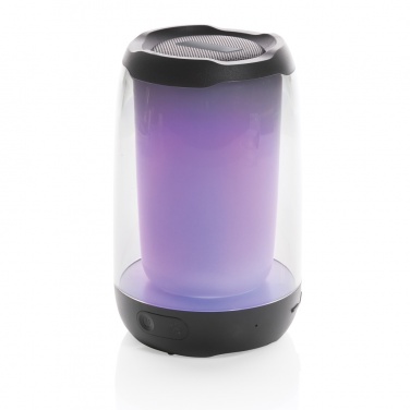 Logo trade promotional merchandise image of: RCS recycled plastic Lightboom 5W speaker