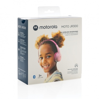 Logo trade business gifts image of: Motorola JR 300 kids wireless safety headphone