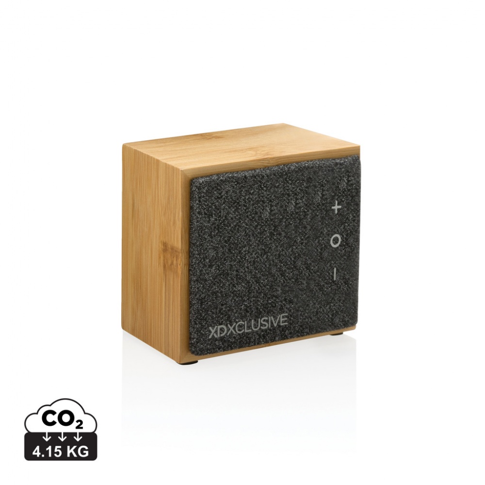 Logo trade promotional gifts picture of: Wynn 5W bamboo wireless speaker