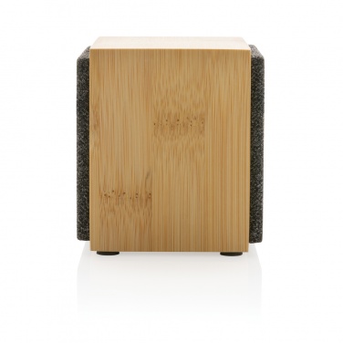 Logotrade promotional merchandise image of: Wynn 5W bamboo wireless speaker