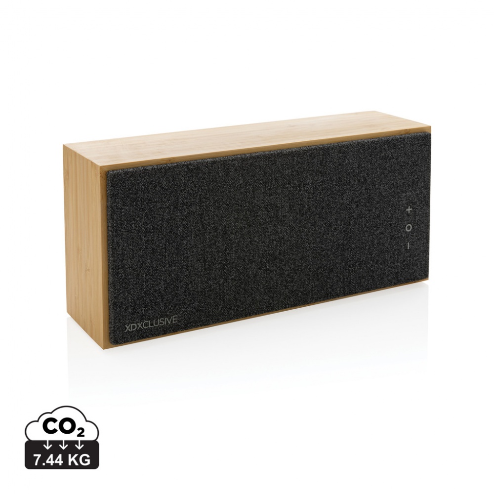 Logo trade promotional giveaways image of: Wynn 20W bamboo wireless speaker