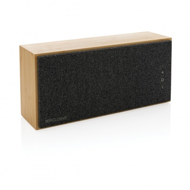 Logo trade promotional gift photo of: Wynn 20W bamboo wireless speaker