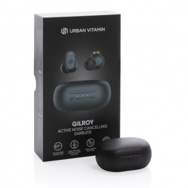 Logo trade promotional gift photo of: Urban Vitamin Gilroy hybrid ANC and ENC earbuds