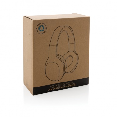 Logo trade corporate gifts picture of: RCS recycled plastic JAM wireless headphone