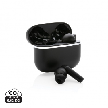 Logo trade promotional items picture of: RCS recycled plastic Swiss Peak TWS earbuds 2.0