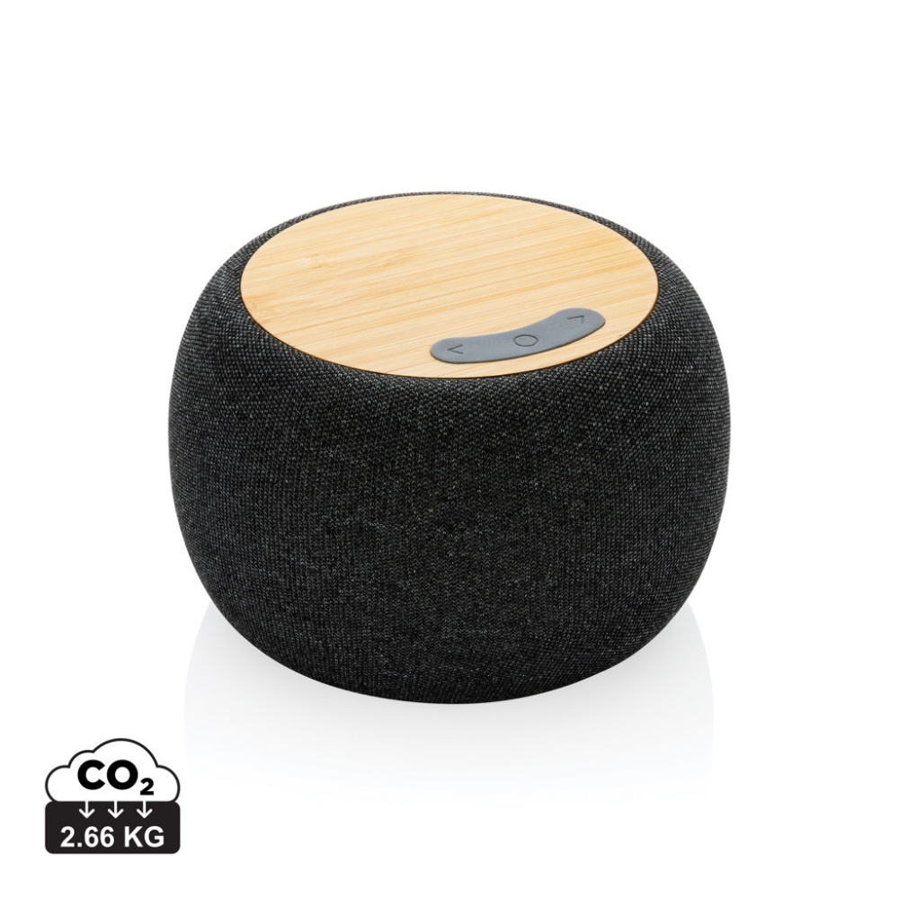 Logotrade promotional giveaways photo of: RCS Rplastic/PET and bamboo 5W speaker