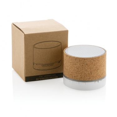 Logotrade promotional merchandise picture of: Cork 3W wireless speaker