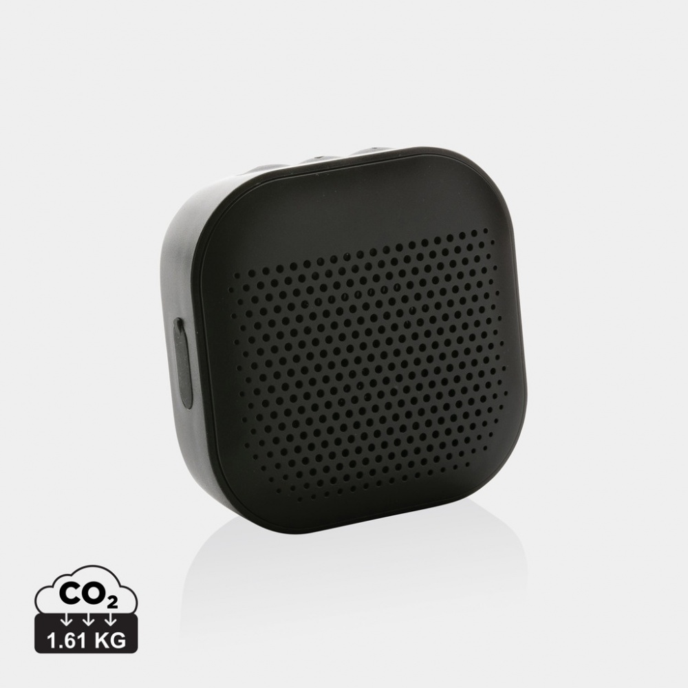 Logo trade promotional products picture of: RCS recycled plastic Soundbox 3W speaker