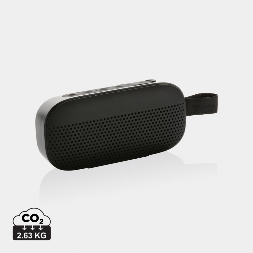 Logotrade promotional item image of: RCS recycled plastic Soundbox 5W speaker