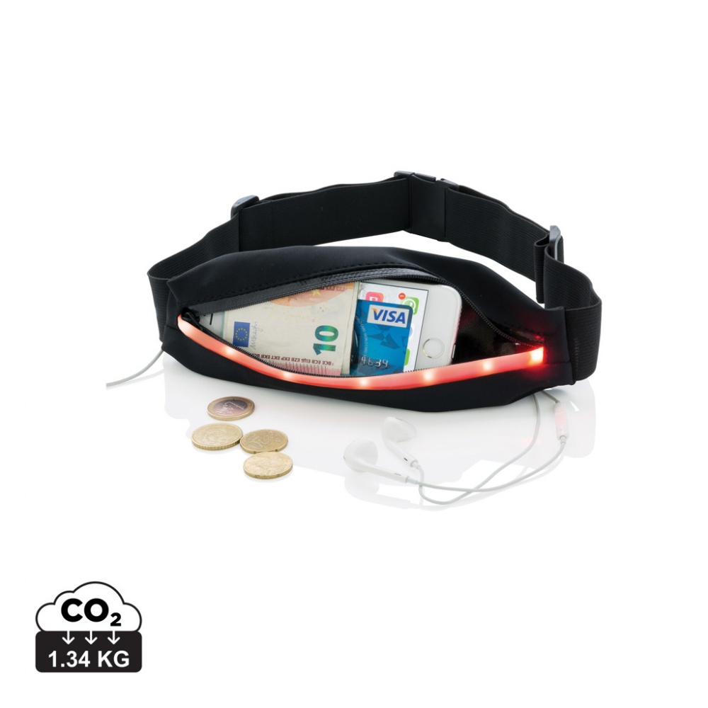 Logotrade promotional giveaways photo of: Running belt with LED