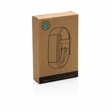 Logotrade promotional gift image of: RCS recycled TPU Sense Fit with heart rate monitor