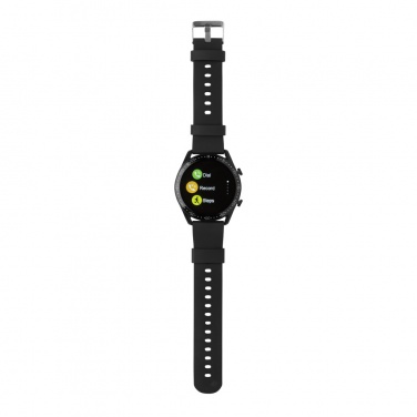 Logo trade promotional giveaway photo of: RCS recycled TPU Fit Watch round