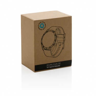 Logo trade corporate gifts picture of: RCS recycled TPU Fit Watch round