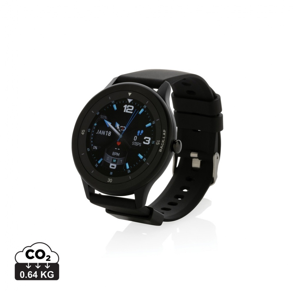 Logotrade promotional product image of: Swiss Peak RCS recycled TPU Watch