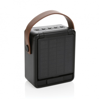 Logotrade promotional gift image of: Skywave RCS recycled plastic solar speaker 12W